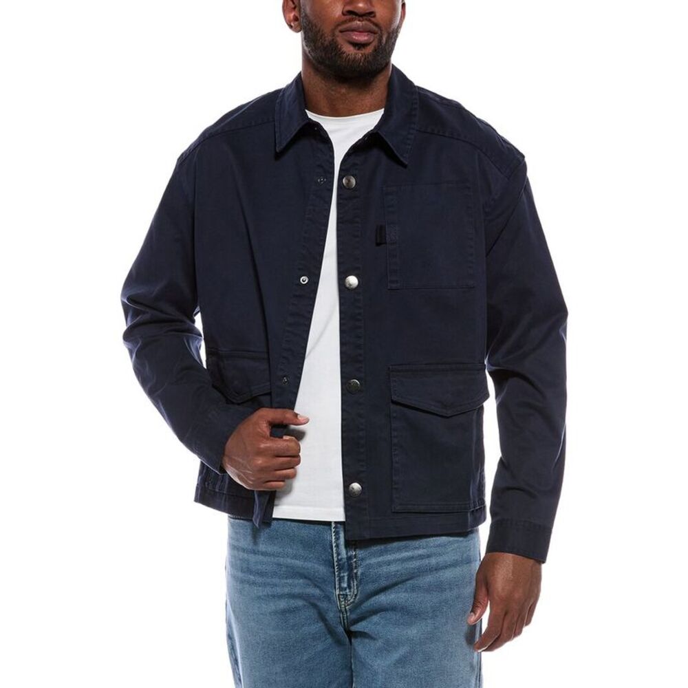 Atm Anthony Thomas Melillo Mens  Twill Army Jacket, Blue